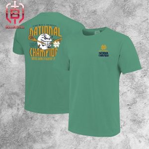 Notre Dame Fighting Irish 2024 NCAA Men’s Lacrosse National Champions Comfort Colors Green Two Sides Unisex T-Shirt