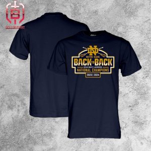 Notre Dame Fighting Irish Back-To-Back NCAA Men’s Lacrosse 2024 National Champions Unisex T-Shirt