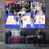 OG Anunoby Poster Dunk On Embiid With Knicks Advance To The Eastern Semifinals NBA Playoffs 2024 Home Decor Poster Canvas