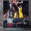 OG Anunoby Dunk Moment With 22 Points In First Half Help Knicks Lead 2-0 In Series Indiana Pacers NBA Playoffs 23-24 All Over Print Shirt