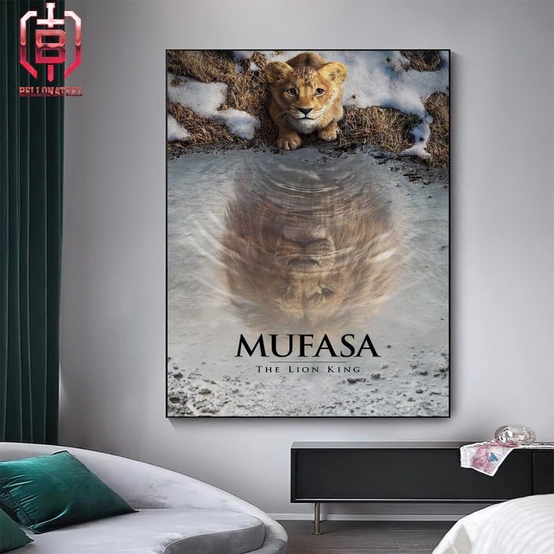 Official Poster For Mufasa The Lion King 2024 Live Action Home Decor