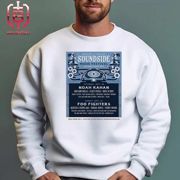 Official Poster For Soundside Music Festival 2024 On September 28th And 29th Unisex T-Shirt