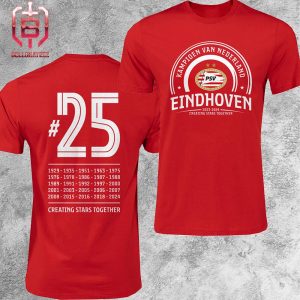 PSV Eindhoven Kampioen Van Nederland Eredivise Champions 2023-2024 Creating Stars Together Two Sides Unisex T-Shirt