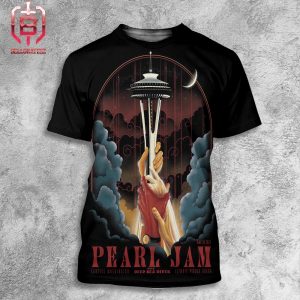 Pearl Jam Event Poster Show At Climate Pledge Arena In Seattle WA On May 30th 2024 All Over Print Shirt