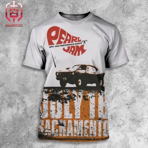 Pearl Jam With High Performance Guests X At Arco Arena In Sacramento On July 16 All Over Print Shirt