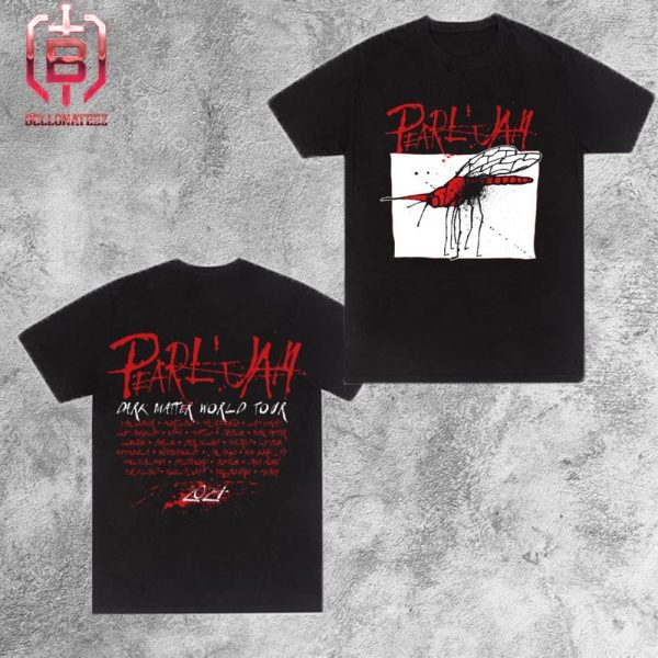 Pearl Jam World Tour 2024 Red Mosquito Tee Merchandise Limited Two Sides Unisex T-Shirt