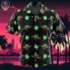 Power Saitama One Punch Man Beach Wear Aloha Style For Men And Women Button Up Hawaiian Shirt