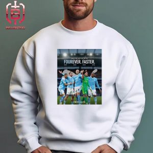 Puma Football Congratulations To Man City On Becoming The First Men’s English Team To Win 4 League Titles In A Row Unisex T-Shirt