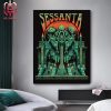 Puscifer Sessanta Official Poster For Show On April 17th 2024 At Talking Stick Resort Amphitheatre In Phoenix AZ Home Decor Poster Canvas