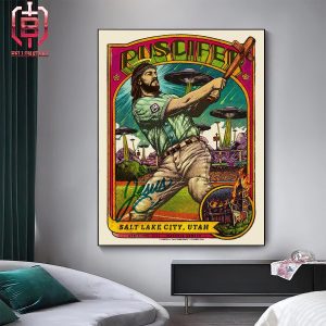 Puscifer Sessanta Poster For Show At Maverik Center Salt Lake City UT On April 23rd 2024 Home Decor Poster Canvas