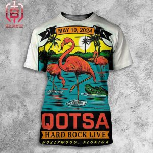 Queens Of The Stone Age Hard Rock Live At Hollywood Florida On May 10th 2024 All Over Print Shirt