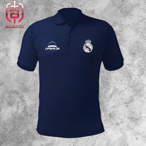 Real Madrid A Por La 15 UCL Final London 24 Polo UEFA Champions League Premium Limited Polo Shirt