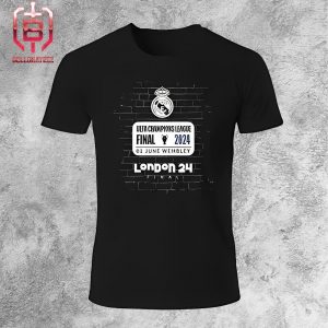 Real Madrid UEFA Champions League UCL Final London 24 Bricks On June 1 Wembley Merchandise Limited Edtion Unisex T-Shirt