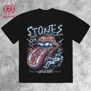 Rolling Stones Hackney Diamonds Tour’24 At NRG Stadium In Houston On April 28 2024 Merchadise Limited Unisex T-Shirt