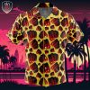 Saitama Oppai One Punch Man Beach Wear Aloha Style For Men And Women Button Up Hawaiian Shirt