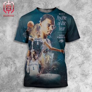 San Antonio Spurs Victor Wembanyama Rookie Of The Year Poster Gift For Fan Limited Version All Over Print Shirt