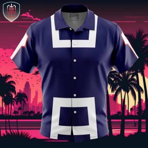 School Uniform My Hero Academia Beach Wear Aloha Style For Men And Women Button Up Hawaiian Shirt