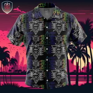Seele Neon Genesis Evangelion Beach Wear Aloha Style For Men And Women Button Up Hawaiian Shirt