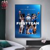 Tyrese Haliburton Becomes The Sixth Player In Indiana Pacers Franchise History To Be Selected To An All-NBA Team Home Decor Poster Canvas