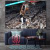 Whole Team Nuggets Hyped After Jamal Murray Buzzer Beater In Quater 2 Game 4 With Wolves NBA Playoffs 2023-2024 Home Decor Poster Canvas