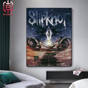 Slipknot Event Poster Goat 4 25 24 Show At Pappy Harriets PioneerTown CA Home Decor Poster Canvas