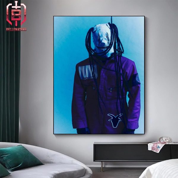 Slipknot Michael Pfaff Custom Percussion Introducing New Mask 2024 Home Decor Poster Canvas