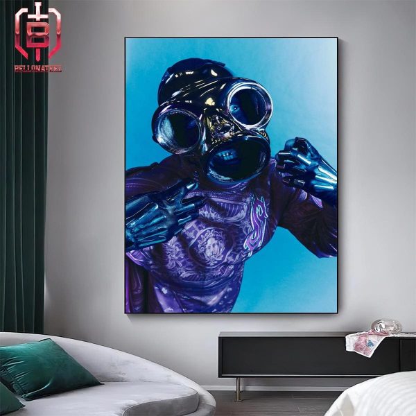 Slipknot Sid Wilson Turntables Introducing New Mask 2024 Home Decor Poster Canvas