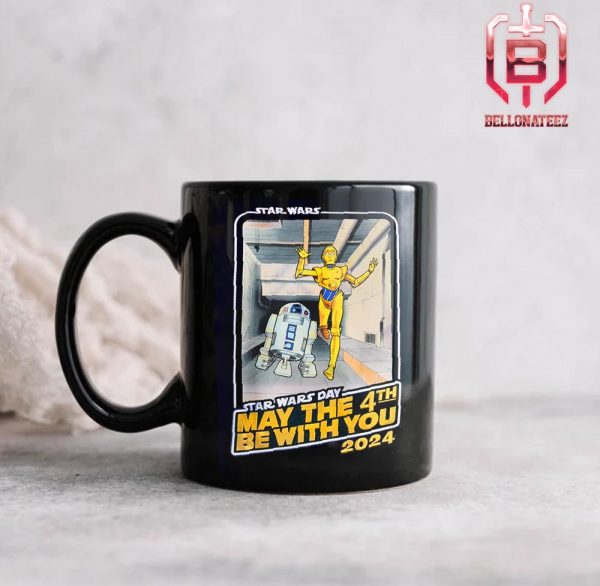 Star Wars Day May The 4th Be With You 2024 Black Merchandise Limited Drink Coffee Ceramic Mug