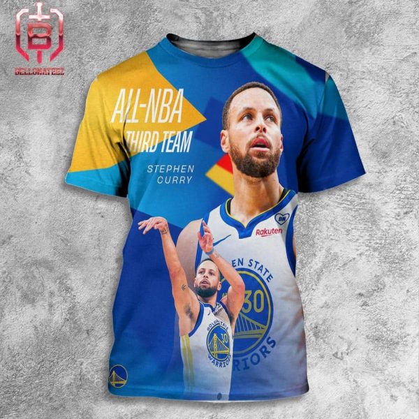 Stephen Curry Of Golden State Warriors Has Been Selected To The 2023-2024 All-NBA Third Team All Over Print Shirt
