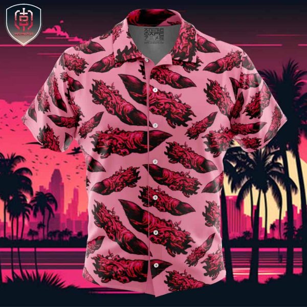 Sukunas Fingers Jujutsu Kaisen Beach Wear Aloha Style For Men And Women Button Up Hawaiian Shirt