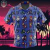 Tengen Uzui Demon Slayer Beach Wear Aloha Style For Men And Women Button Up Hawaiian Shirt