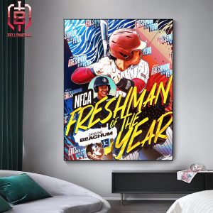 The 2024 NFCA Freshman Of The Year Is Florida State Softball Infielder Jaysoni Beachum Home Decor Poster Canvas