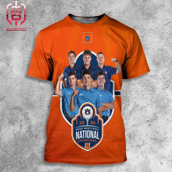The Auburn Tigers Are NCAA Men’s Golf National Champions 2024 All Over Print Shirt