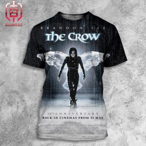 The Crow’s 30th Anniversary Poster Back In Cinemas From May 31st All Over Print Shirt