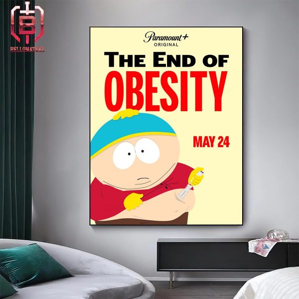 The New Exclusive Event South Park The End Of Obesity Premieres May 24th 2024 On Paramount Home Decor Poster Canvas