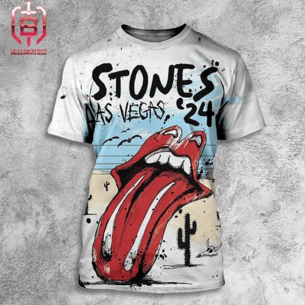 The Rolling Stones Are set To Play At Allegiant Stadium In Las Vegas On May 11th 2024 All Over Print Shirt