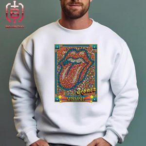 The Rolling Stones Lithograph Poster For Show At Lumen Field In Seattle WA On May 15 2024 Merchandise Limited Unisex T-Shirt