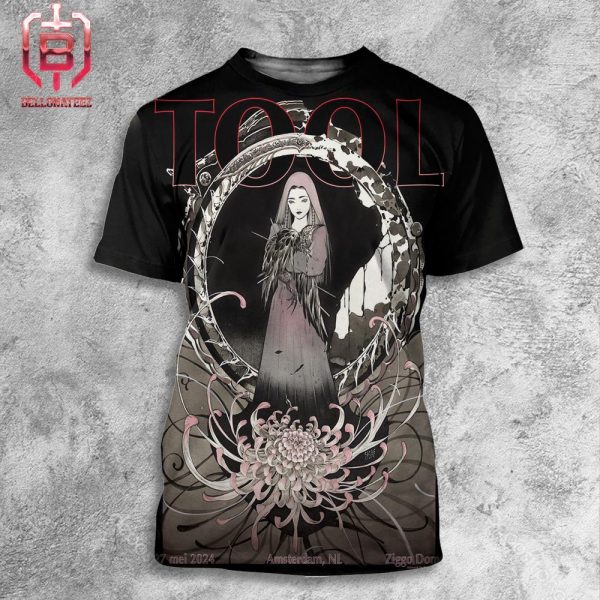 Tool Effing Tool Band Poster Show At Ziggo Dome In Amsterdam NL With Support Of Night Verses On 27 Mei 2024 All Over Print Shirt