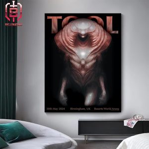 Tool Effing Tool Poster For Show At Resorts World Arena In Birmingham UK On 30th May 2024 Home Decor Poster Canvas