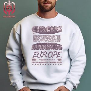 Travis Scott Circus Maximus Tour European Stadium Tour From June 28-July 27th 2024 Unisex T-Shirt