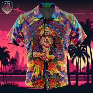 Trippy Naruto Beach Wear Aloha Style For Men And Women Button Up Hawaiian Shirt