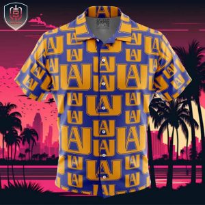 UA Plus Ultra My Hero Academia Beach Wear Aloha Style For Men And Women Button Up Hawaiian Shirt