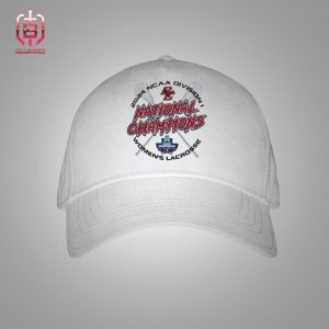 White Boston College Eagles 2024 NCAA Women’s Lacrosse National Champions Locker Room Snapback Classic Hat Cap