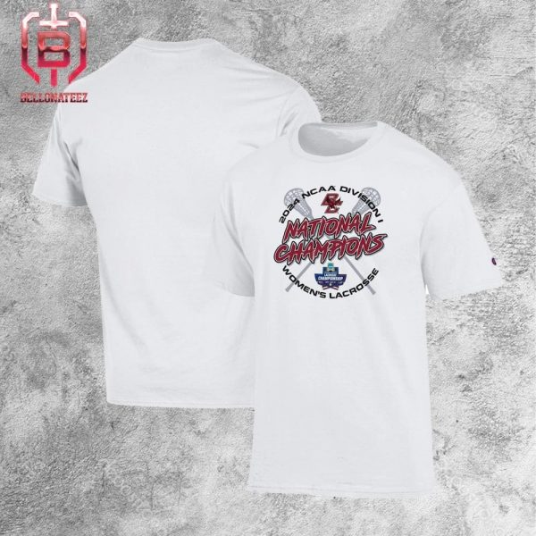 White Boston College Eagles 2024 NCAA Women’s Lacrosse National Champions Locker Room Unisex T-Shirt