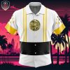 White Ranger Ranger Ninjetti Mighty Morphin Power Rangers Beach Wear Aloha Style For Men And Women Button Up Hawaiian Shirt