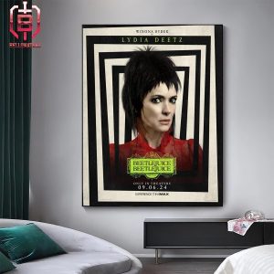 Winona Ryder Returns As Lydia Deetz In Tim Burton’s Beetlejuice Beetlejuice In Theaters September 6 Home Decor Poster Canvas