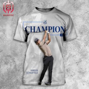 Xander Schauffele Is 2024 PGA Championship Winner All Over Print Shirt