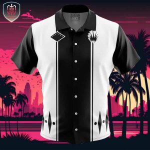 Zaraki Kenpachi Bleach Beach Wear Aloha Style For Men And Women Button Up Hawaiian Shirt