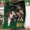 The Celtics Legends Table Just Got A Little Bigger Tatum And Brown Are The Lastest With 2024 NBA Champions Room Decor Fleece Blanket