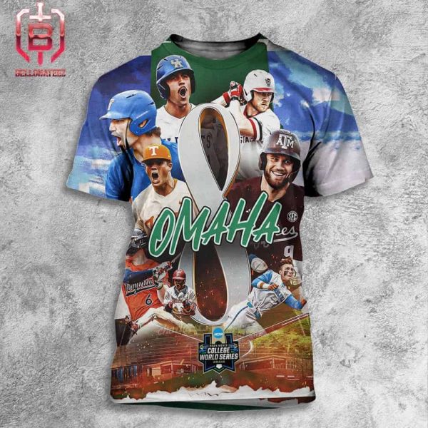 2024 NCAA Baseball Men’s College World Series The Omaha 8 All Over Print Shirt